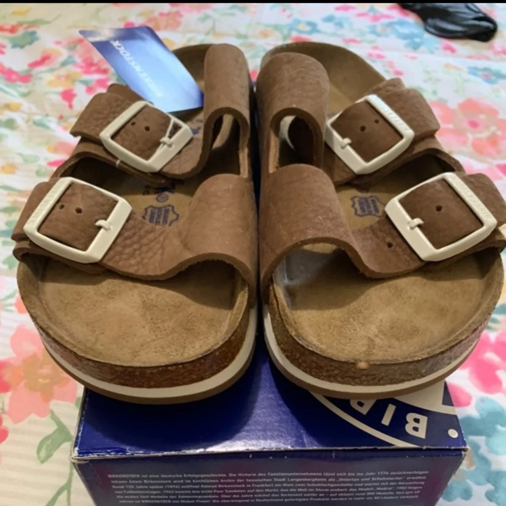 Birkenstock Soft Leather Arizona Brown
